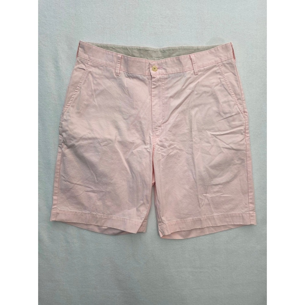 Bills Khakis Parker Short Standard Fit 36 Pink Preppy Classic Twill